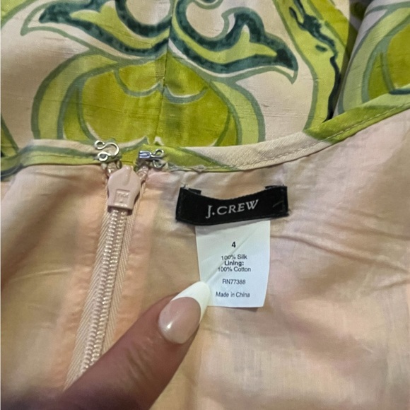 J. CREW SZ 4 SILK DRESS - Picture 8 of 8